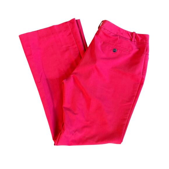 Worthington Red Women Plus Size 12 Trouser Slacks Pants Bootcut Straight - Picture 2 of 3